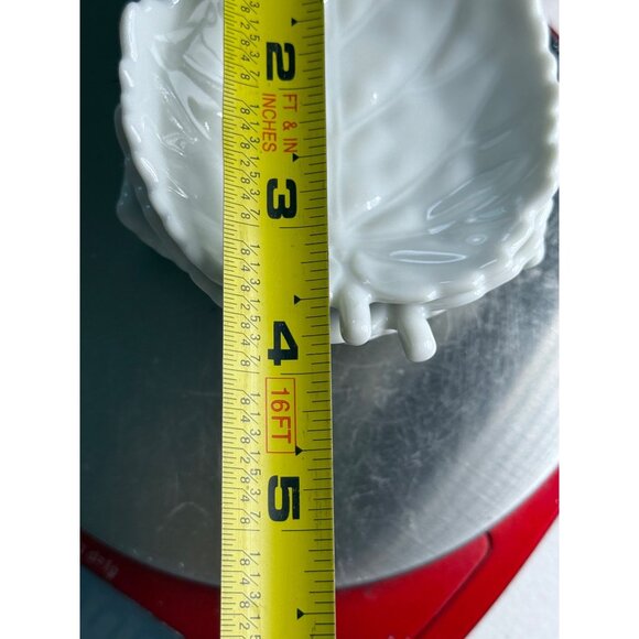 Set of 4 HIC Japan Mini Leaf Finger Bowls, Salt Cellars, Personal Dip Dishes - Picture 5 of 5